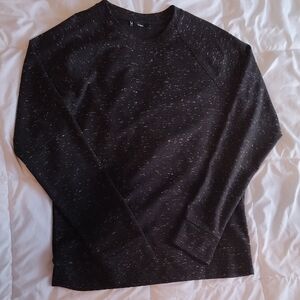 Vince Black Fleck Crewneck Sweater - Medium